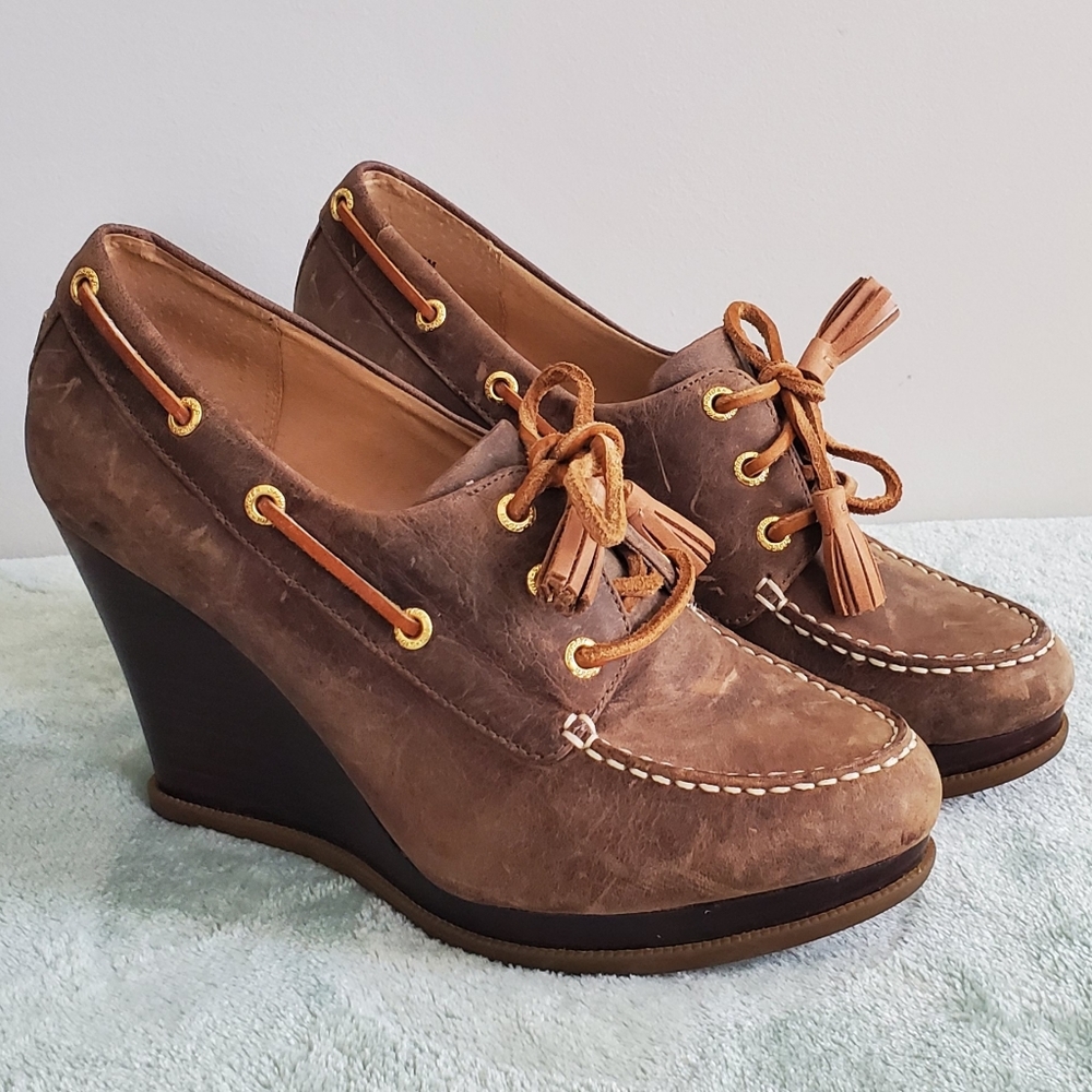 Sperry Brown Wedge Shoes